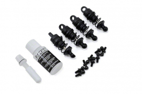 TRAXXAS запчасти Shocks, oil-filled (assembled with springs) (4)