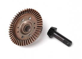 TRAXXAS запчасти Ring gear, differential: pinion gear, differential (12:47 ratio) (front)