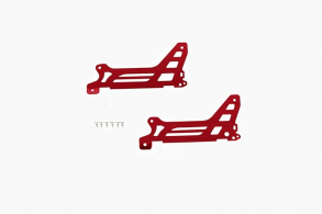 TRAXXAS запчасти Main frame, side plate, outer (2) (red-anodized) (aluminum): screws (6)