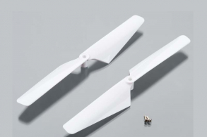TRAXXAS запчасти Rotor blade set, white (2): 1.6x5mm BCS (2)