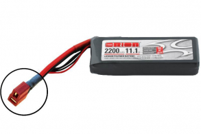 Team Orion Batteries  Li-Po 11,1В(3S) 2200mah 50C SoftCase Deans plug with LED charge status