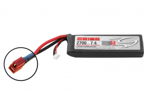 Team Orion Batteries Li-Po 7,4В(2S) 2700mah 50C SoftCase Deans plug with LED charge status