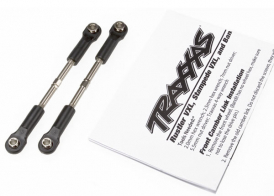 TRAXXAS запчасти Turnbuckles, toe link, 55mm (75mm center to center) (2) (assembled with rod ends and hollow balls)