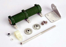 TRAXXAS запчасти Resistor (h.d. ceramic tube): resistor mounting bracket: resistor wire keeper: 2.6x8mm panhead screw