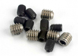 TRAXXAS запчасти Set (grub) screws, 3x4mm (8): 4x4mm (stainless) (4)