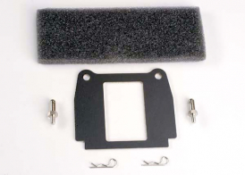TRAXXAS запчасти Hold-down plate, battery: hold-down posts (2): foam adhesive pads (2): body clips (2)