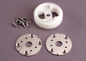 TRAXXAS запчасти Main differential gear (32-pitch): metal side plates (2):self-tapping screws (8)