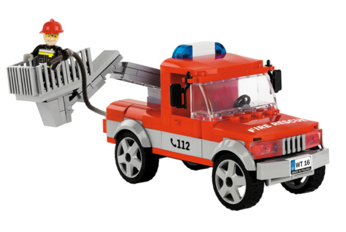 Конструктор COBI Articulated Boom Fire Truck конструктор cobi civil service dump truck