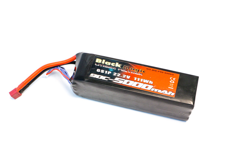 Аккумулятор Black Magic LiPo 22,2V (6S) 5000mAh 90C