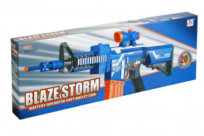 HC-Toys Автомат с мягкими пулями на батарейках BlazeStorm