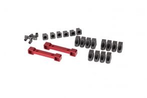 TRAXXAS запчасти Mounts, suspension arms, aluminum (red-anodized) (front & rear): hinge pin retainers (12): inserts