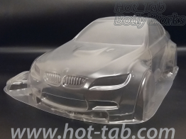 Hot_Tab Body Works Кузов не окрашенный для моделей 1:10 с набором декалей E92, штучное производство