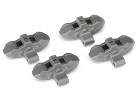 TRAXXAS запчасти Brake calipers, front or rear (grey) (4)