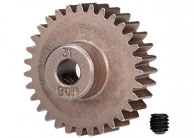TRAXXAS запчасти Gear, 31-T pinion (0.8 metric pitch, compatible with 32-pitch) (fits 5mm shaft): set screw