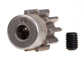 TRAXXAS запчасти Gear, 10-T pinion (32-p) (steel): set screw