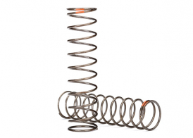 TRAXXAS запчасти Springs, shock (natural finish) (GTS) (0.39 rate, orange stripe) (2)