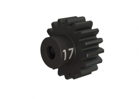 TRAXXAS запчасти Gear, 17-T pinion (32-p), heavy duty (machined, hardened steel): set screw