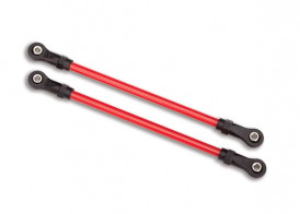 TRAXXAS запчасти Suspension links, rear upper, red (2) (5x115mm, powder coated steel) (assembled with hollow balls) (for use with #8140R TRX-4® Long Arm Lift Kit)