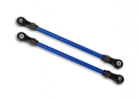 TRAXXAS запчасти Suspension links, front lower, blue (2) (5x104mm, powder coated steel) (assembled with hollow balls) (for use with #8140X TRX-4® Long Arm Lift Kit)