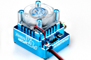 Hobbywing Бесколлекторный сенсорный регулятор Xerun 120A-v3.1 Blue для автомоделей масштаба 1:10 синий