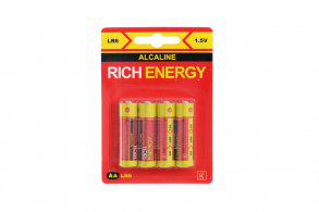 Rich Energy Батарейка AA 4 шт