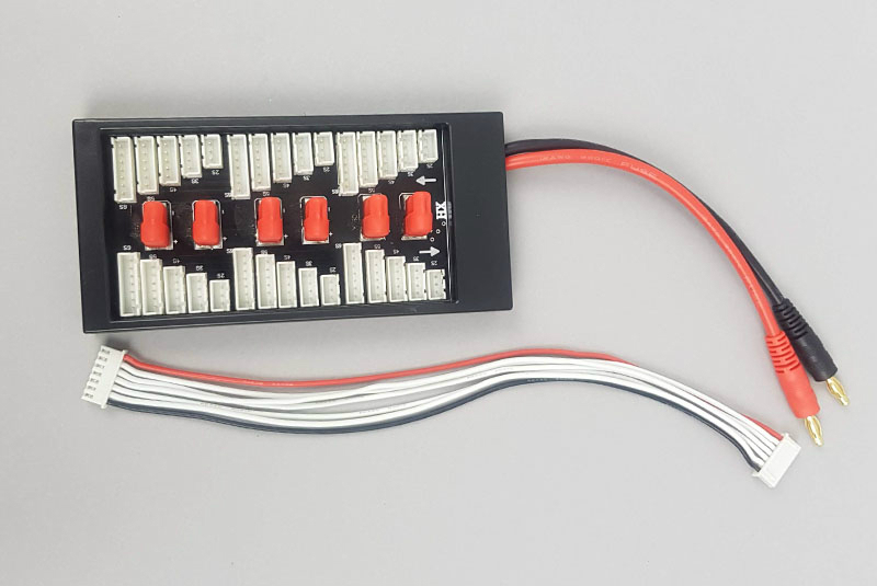 Плата для зарядки Fuse Parallel Charging Board with Deans-type Connectors