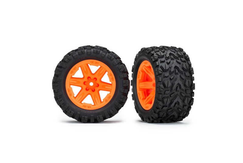 Колеса в сборе  (2.8") Talon Extreme tires orange