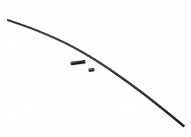 TRAXXAS запчасти Antenna, tube, black (1): vinyl antenna cap (1): wire retainer (1)