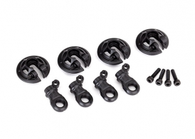 TRAXXAS запчасти Spring retainers, lower (captured) (4): 2.5x10 CS (4)