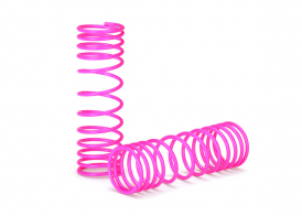 TRAXXAS запчасти Springs, front (pink) (progressive rate) (2)