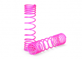 TRAXXAS запчасти Springs, rear (pink) (progressive rate) (2)