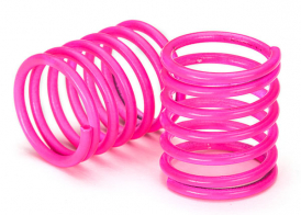 TRAXXAS запчасти Spring, shock (pink) (3.7 rate) (2)