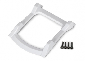 TRAXXAS запчасти Skid plate, roof (body) (white): 3x12 CS (4)