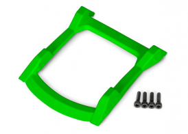 TRAXXAS запчасти Skid plate, roof (body) (green): 3x12 CS (4)
