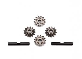 TRAXXAS запчасти Gear set, center differential (output gears (2): spider gears (4): spider gear shaft (2))