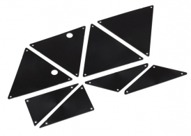TRAXXAS запчасти Tube chassis, inner panels (front (2): middle (4): rear (2))