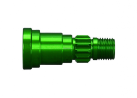 TRAXXAS запчасти Stub axle, aluminum (green-anodized) (1) (use only with #7750X driveshaft)