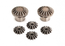 TRAXXAS запчасти Gear set, rear differential (output gears (2): spider gears (4)) (#8581 required to build complete d