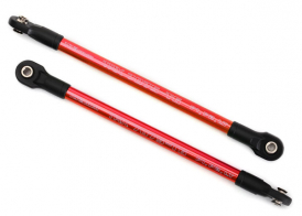 TRAXXAS запчасти Push rods, aluminum (red-anodized) (2) (assembled with rod ends)