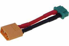 Fuse MPX Male to XT60 Female 12awg 40mm