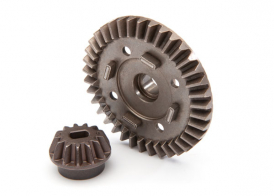 TRAXXAS запчасти  Ring gear, differential/ pinion gear, differential (rear)