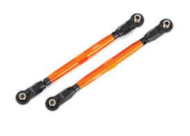 TRAXXAS запчасти Toe links, front (TUBES orange-anodized, 6061-T6 aluminum) (2) (for use with #8995 WideMaxx™ suspension kit)