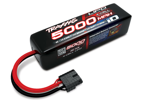 Аккумулятор для радиоуправляемых моделей TRAXXAS Battery 5000mAh 14.8v 4-Cell 25C LiPo Battery