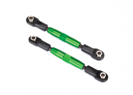TRAXXAS запчасти Camber links, front (TUBES green-anodized, 7075-T6 aluminum, stronger than titanium) (83mm) (2)/ rod ends (4)/ aluminum wrench (1)