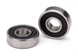 TRAXXAS запчасти Ball bearing, black rubber sealed (6x16x5mm) (2)