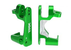 TRAXXAS запчасти Caster blocks (c-hubs), 6061-T6 aluminum (green-anodized), left & right