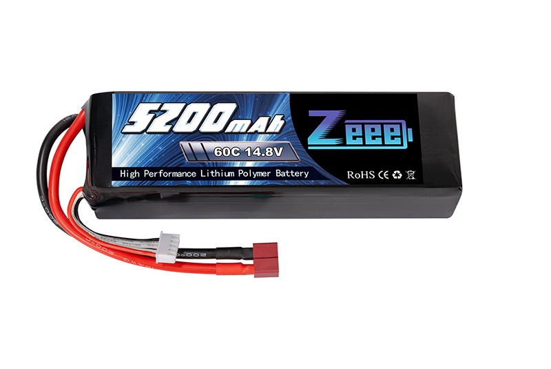 Аккумулятор Zeee Power Аккумулятор Zeee Power 4s 14.8v 5200mah 60c SOFT + TRX Plug