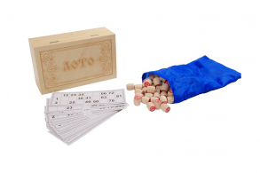 HC-Toys Русское Лото "Гравировка" в деревянной шкатулке
