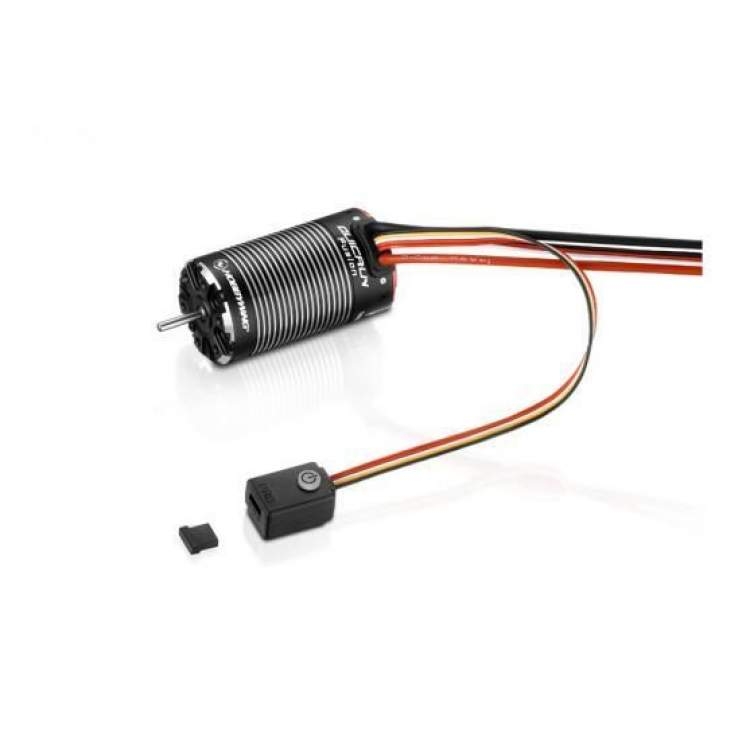 (30120401) Бесколлекторная влагозащищенная сенсорная система Hobbywing QuicRun Fusion для трофи и краулеров 1800kv
