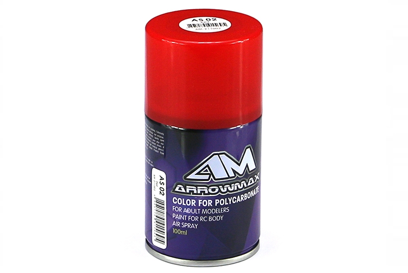 Краска по лексану красная AS02 (100мл)